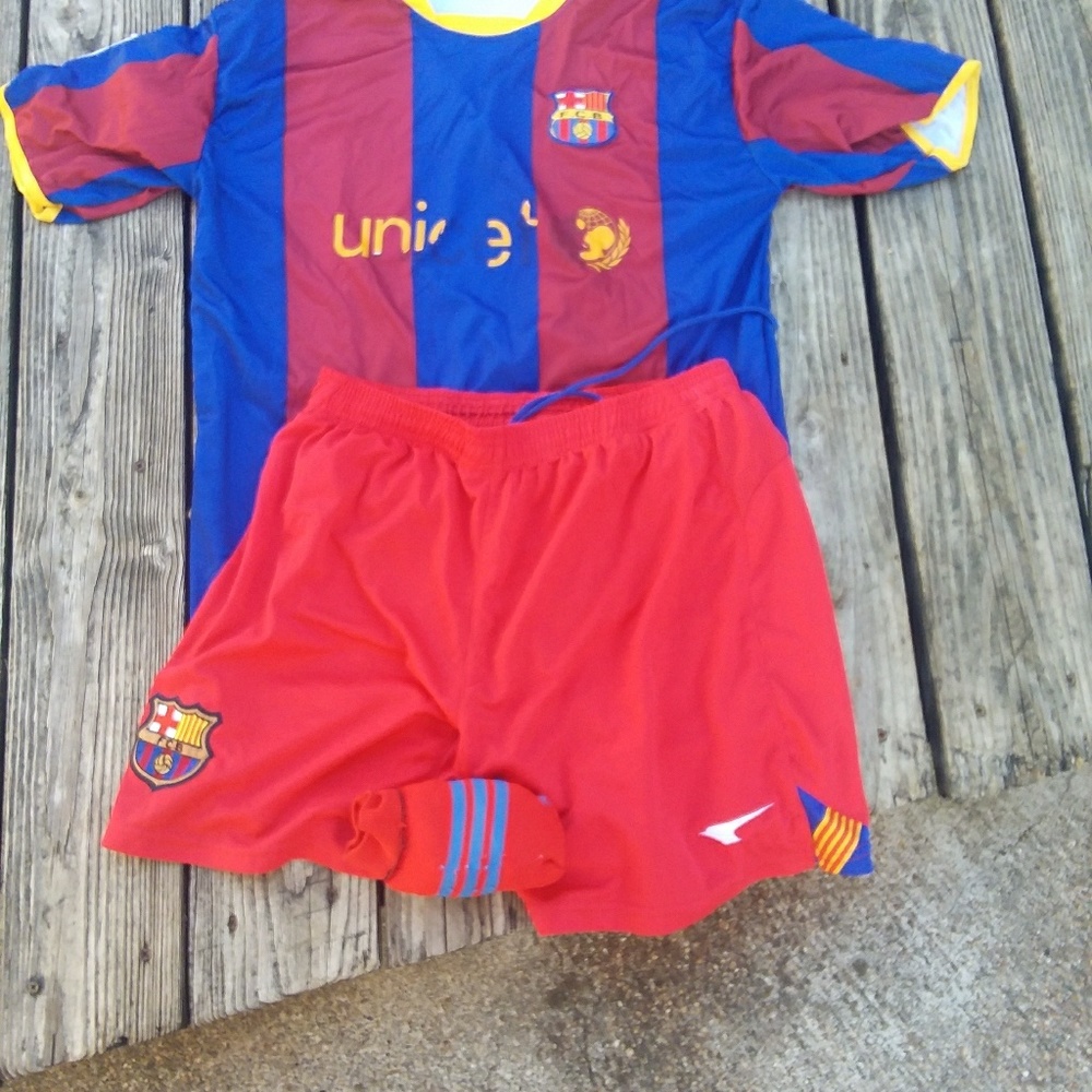 Barcelona soccer uniform ( for soccer team (18)